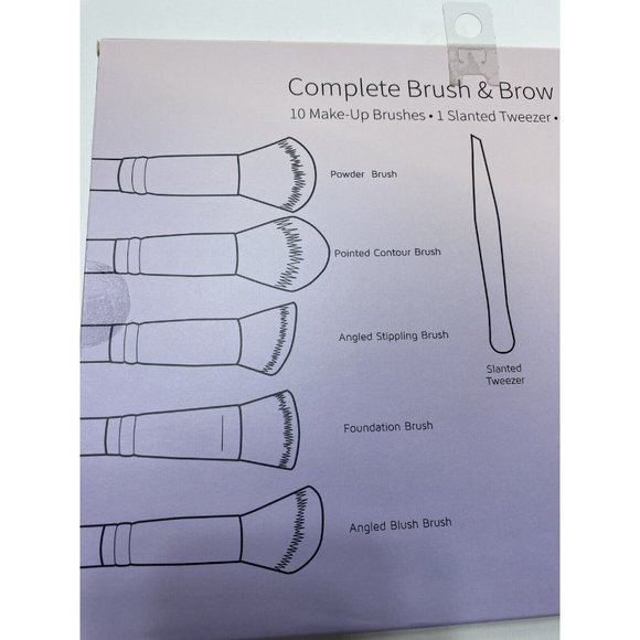 elite beauty complete brush & brow collection make up brushes - Picture 6 of 6